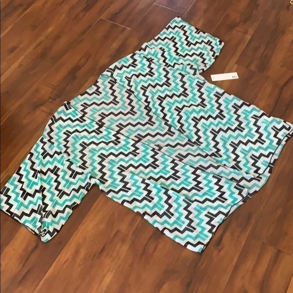 𝅺KAII Chevron Kimono Cardigan Swim Cover Up Duster - Picture 6 of 8